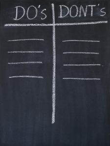 Give Your Teens A List Of Do's and Don'ts