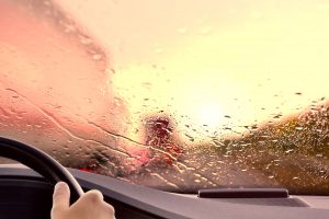 Driving In A Spring Rain