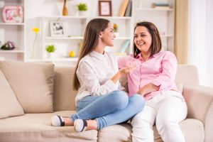 Mom Talking With Teen 
