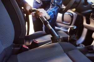 Be Sure To Vacuum Up Dirt Before Getting Stain Out Of Seat