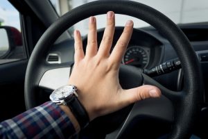 Annoyed Driver Honking