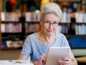 Older Adult Preparing For Driving School Brush Up
